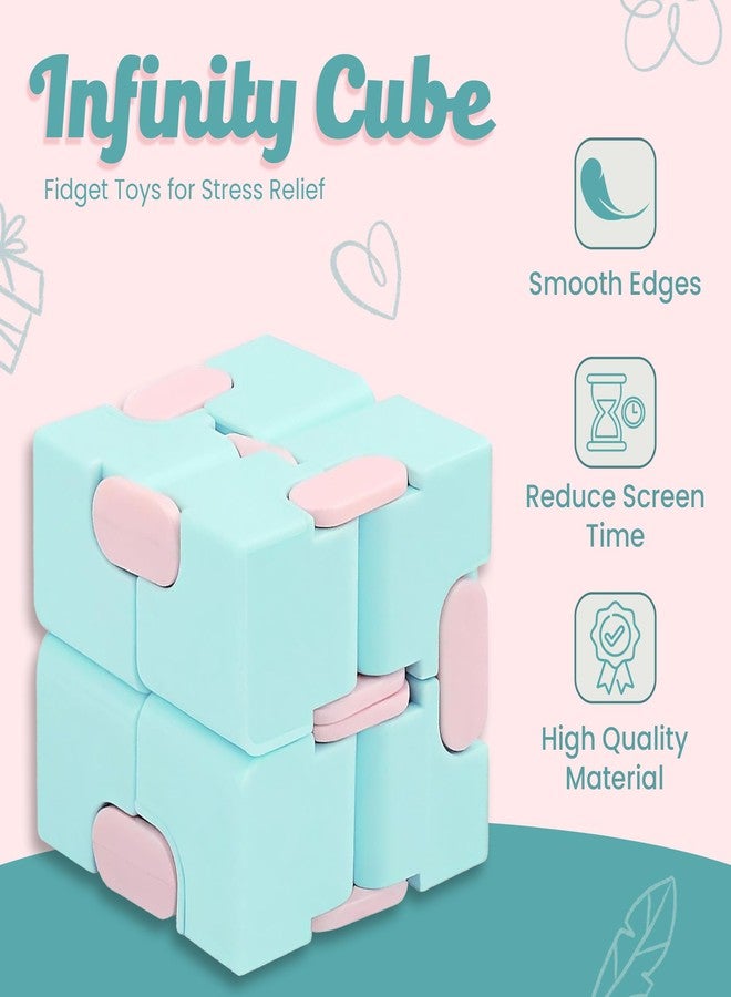 Homeaura Infinity Cube - Luxury EDC Fidget Toy for Anti-Stress and Anxiety Relief, Phobia, Pack of 1 - Image 2